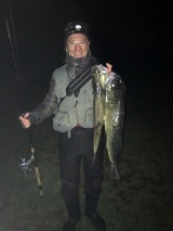 Andreas - 2 Zander aus der Elbe am 17. Dezember 2015 72cm und 74cm